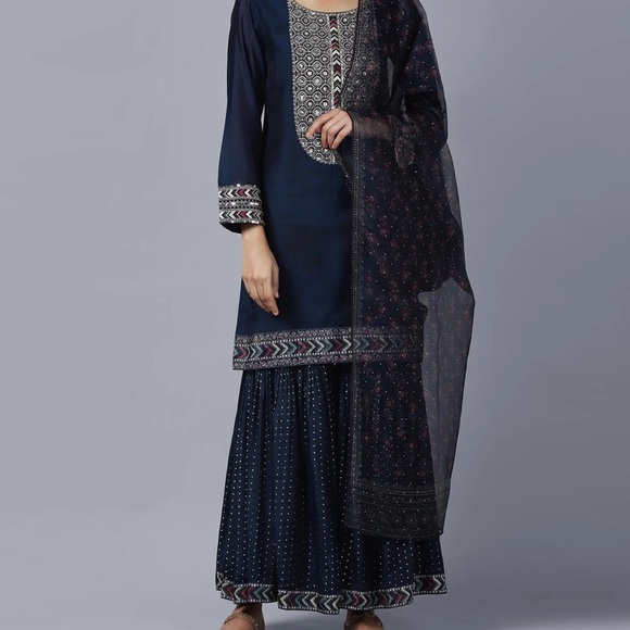 W for Women Other - W for women X Rahul Mishra ❤️ Beautiful and Classic Kurta Sharara set